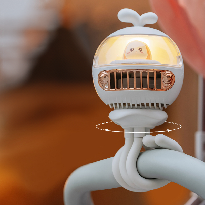 Bunny Stroller Fan with Mosquito Repellent CapyCool