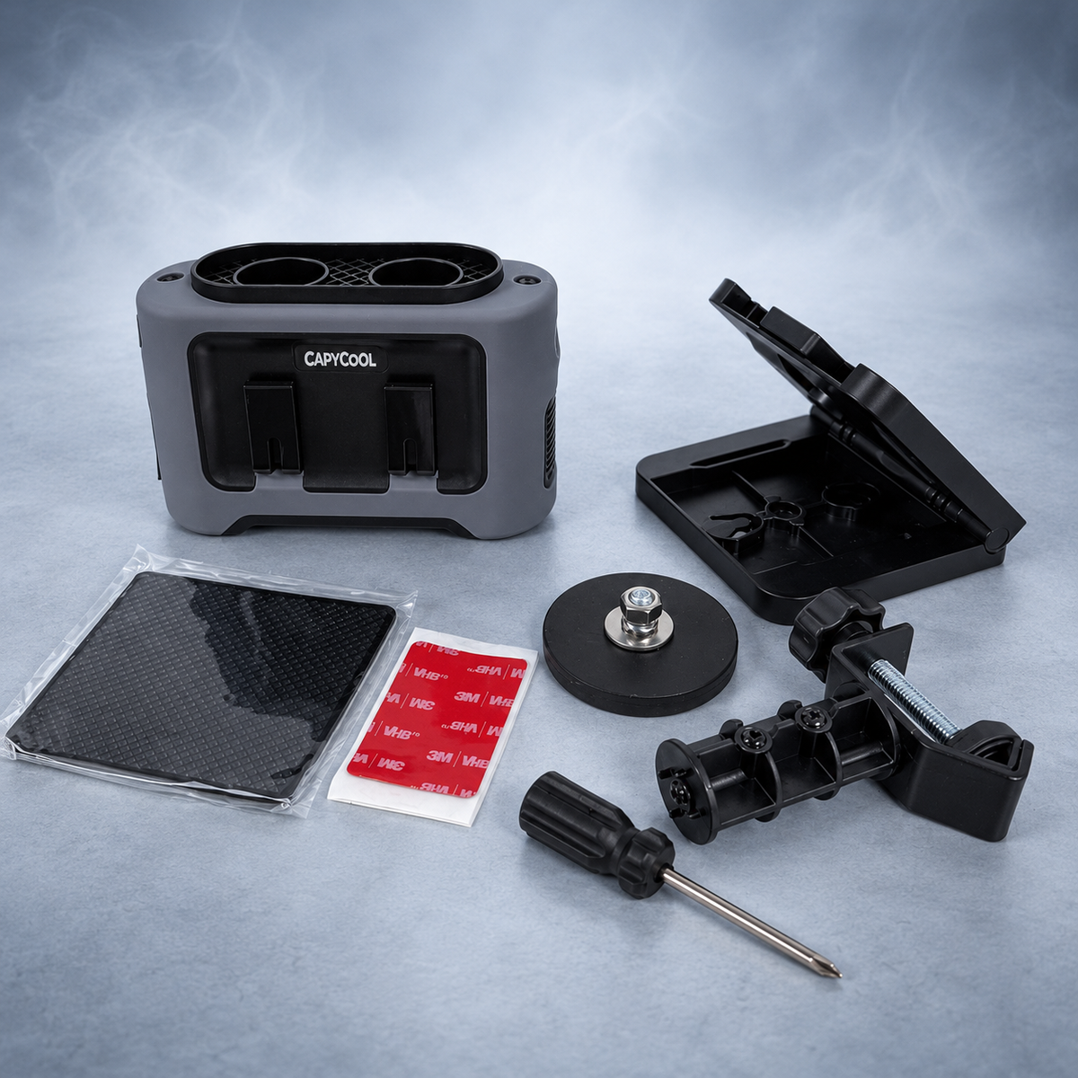 DualForce Ultimate Vehicle Fan Bundle with Magnet Holder