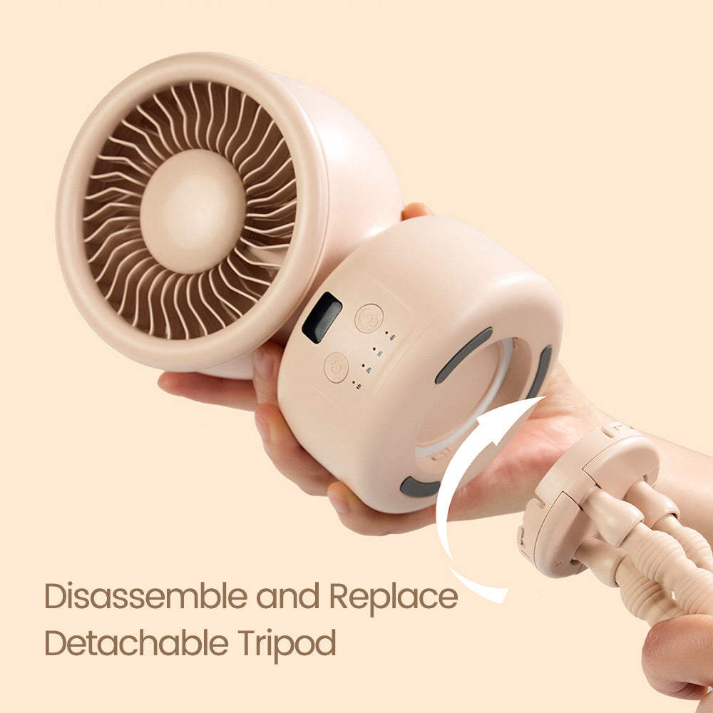 CapyFlex 2-in-1 Pram Fan with Detachable Base