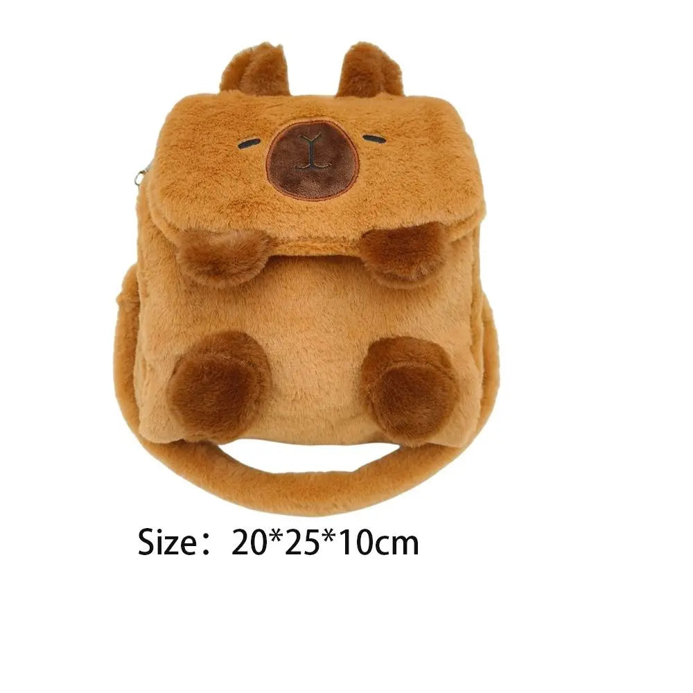 Capybara Plush Shoulder Bag