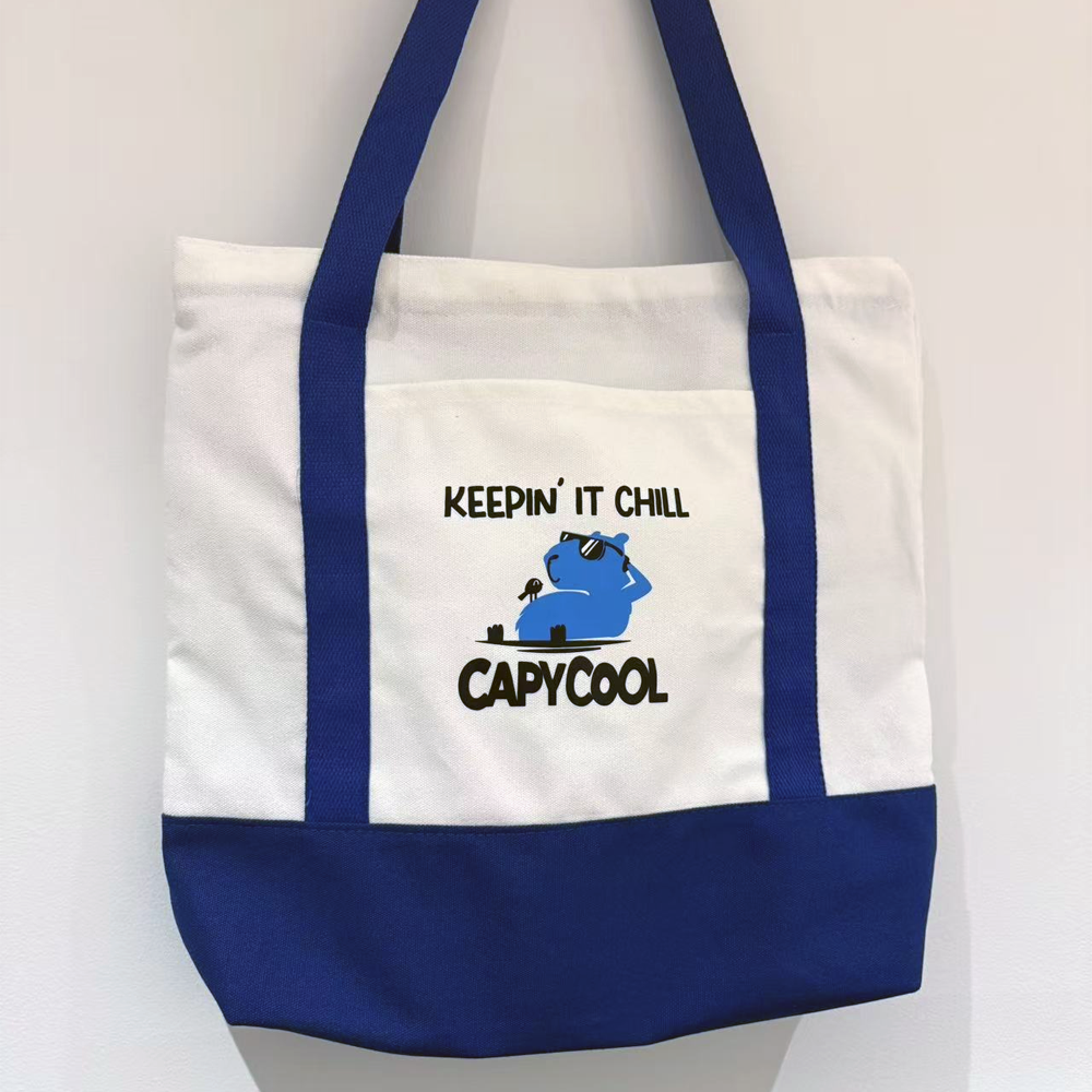 CapyCool Large Canvas Tote Bag (Limited Edition)