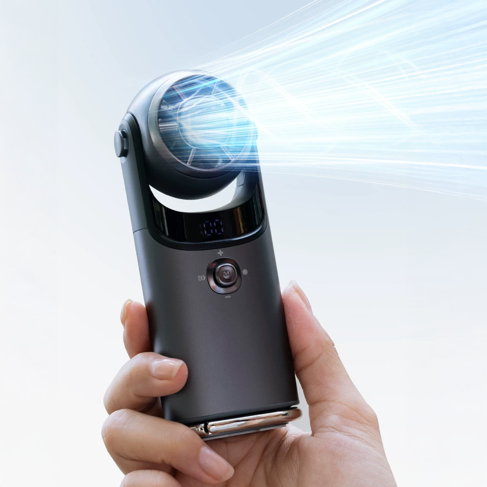 CapyPivot Portable Fan with Instant Cooling Plate