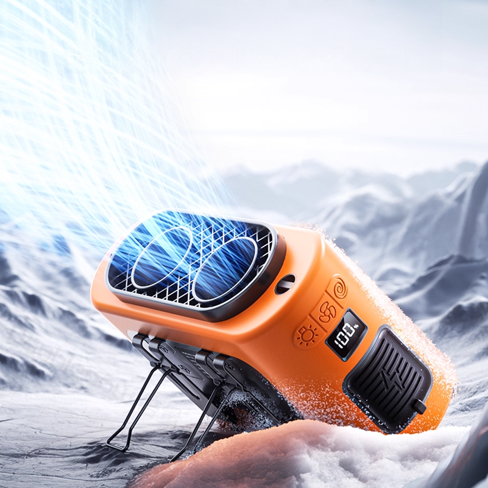 DualForce Tradie Waist Fan 14500mAh-Portable Fan-CapyCool