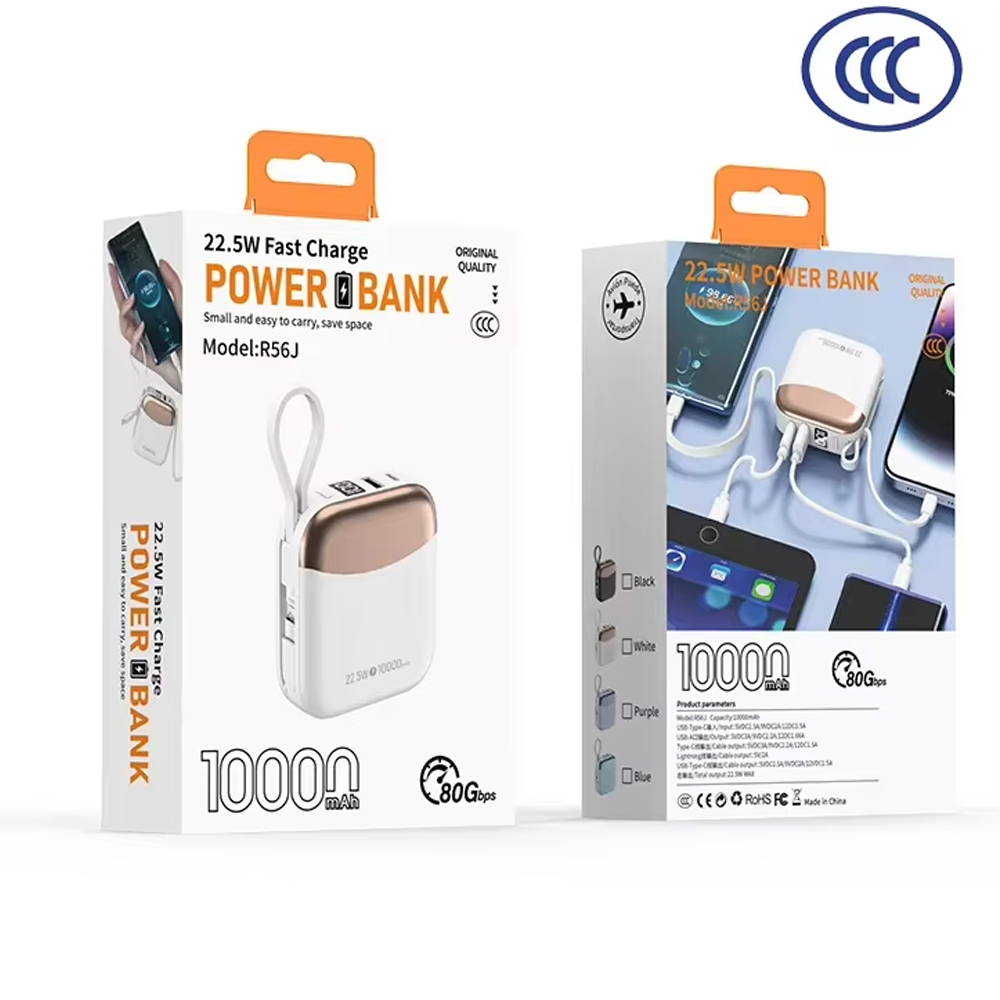 Mini Powerbank 10,000mAh CCC Certified