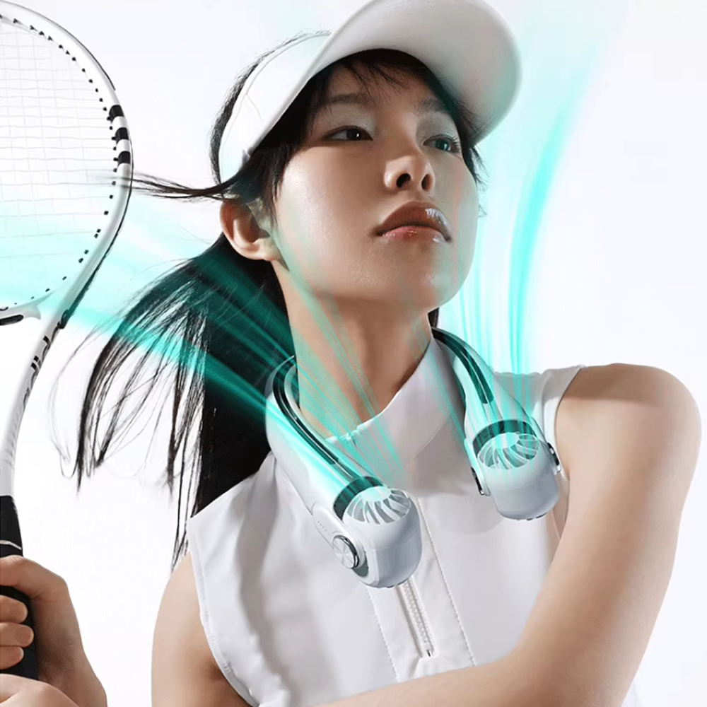 Directional Rotor Neck Fan with Dual Cooling Modes-Neck Fan-CapyCool