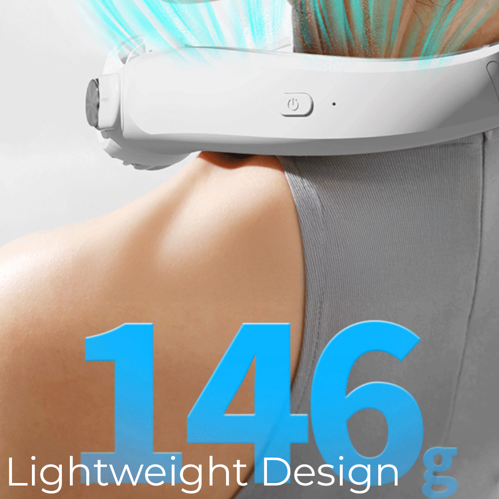 Directional Rotor Neck Fan with Dual Cooling Modes-Neck Fan-CapyCool