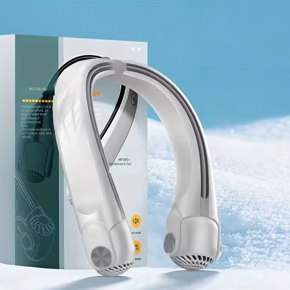 Directional Rotor Neck Fan with Dual Cooling Modes-Neck Fan-CapyCool