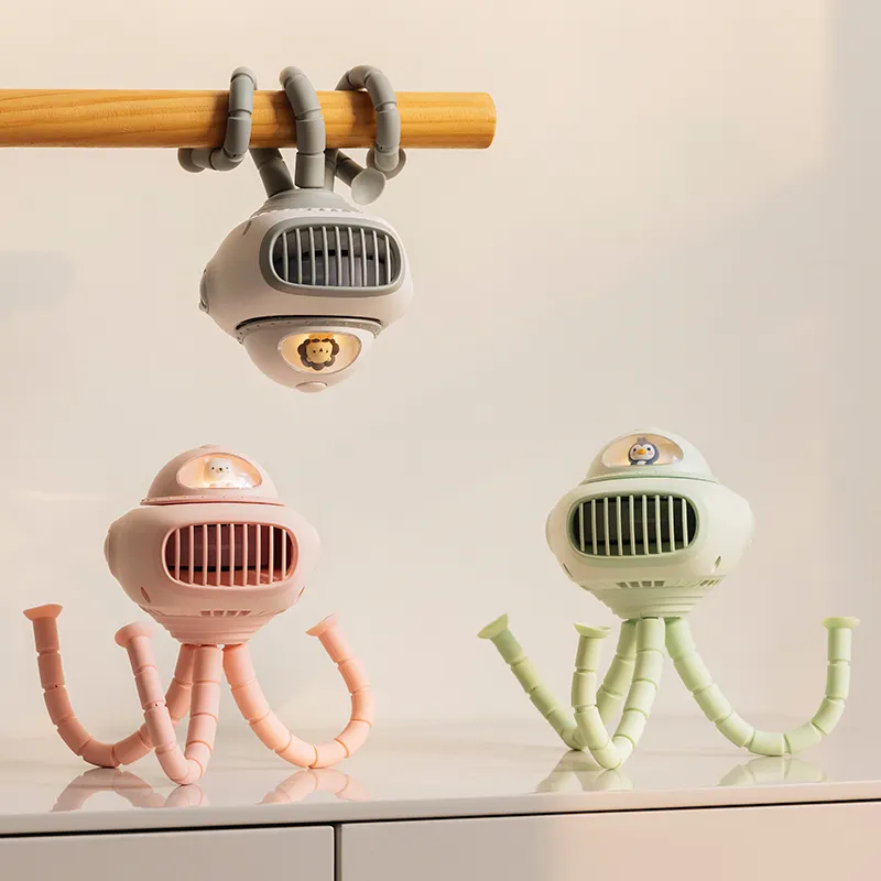 3-In-1 Spaceship Pram Fan with Music Box-Pram Fan-CapyCool