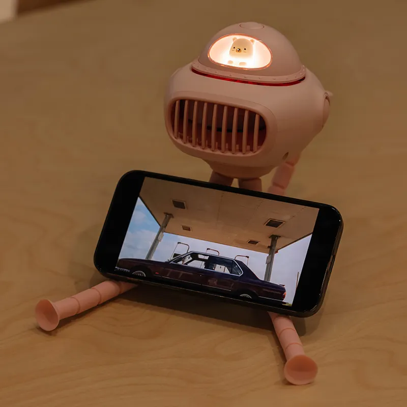 3-In-1 Spaceship Pram Fan with Music Box-Pram Fan-CapyCool