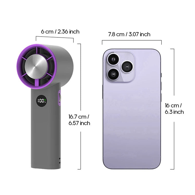 Turbo Fan with Ice Compress-Portable Fan-CapyCool