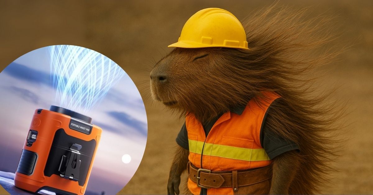 The Little Waist Fan That’s Blowing Aussie Tradies Away This Summer