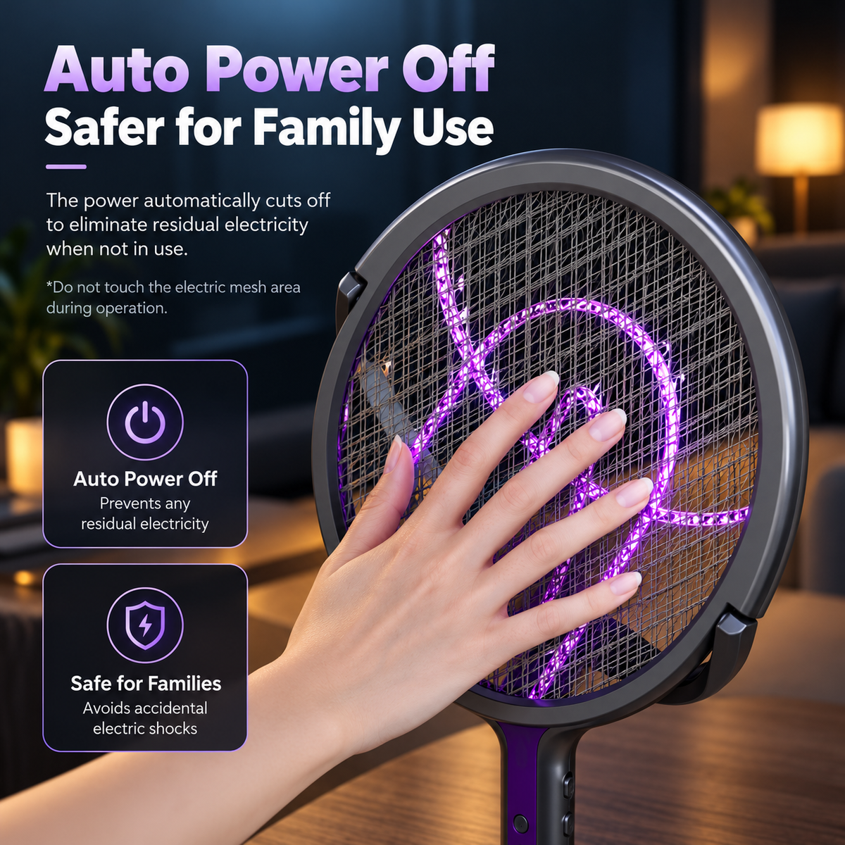 CapyZap Telescopic Mosquito Racket