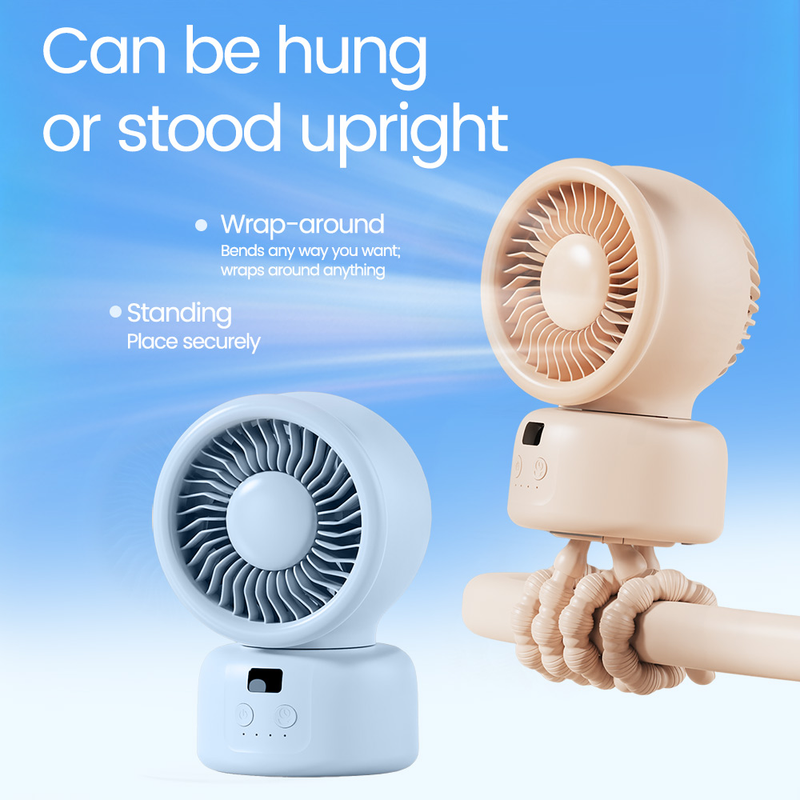 CapyFlex 2-in-1 Pram Fan with Detachable Base