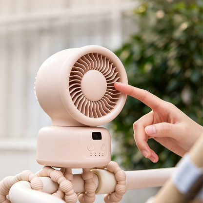 CapyFlex 2-in-1 Pram Fan with Detachable Base