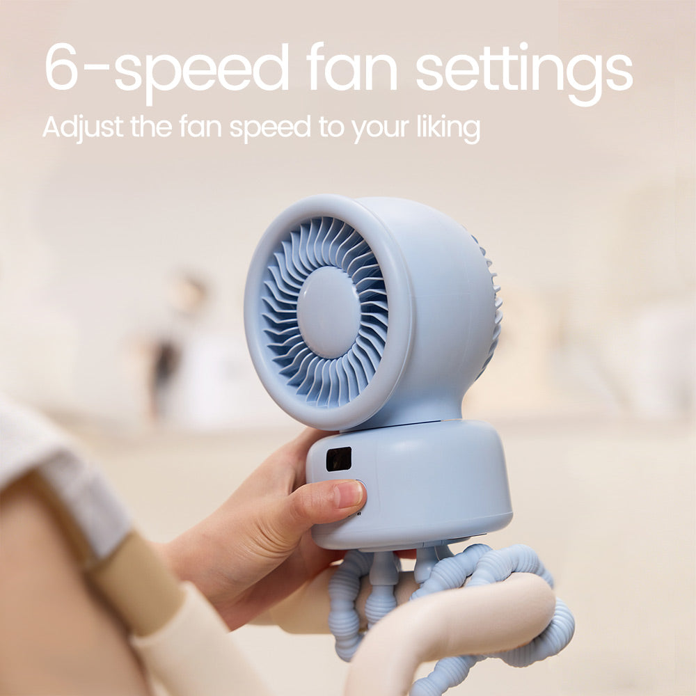 CapyFlex 2-in-1 Pram Fan with Detachable Base