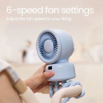 CapyFlex 2-in-1 Pram Fan with Detachable Base
