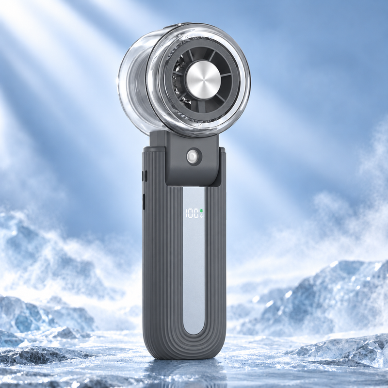 IceMist 5-in-1 Portable Fan with Ice Touch & Mist Cooling