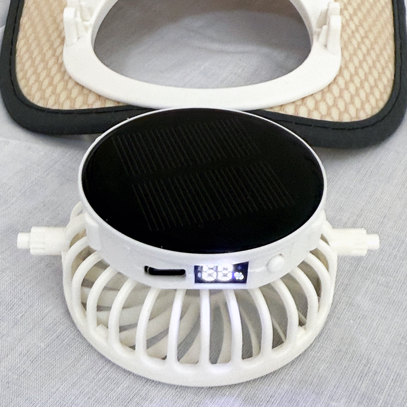 Cooling Fan Mesh Baseball Cap with Solar Panels-Portable Fan-CapyCool
