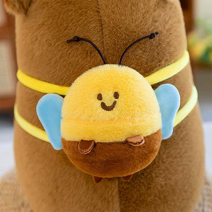 Capybara Bee Plush "Cap-Bee-Bara"-Capybara Gifts-CapyCool