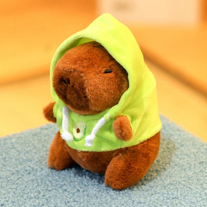 Capybara Fruit Hoodie Keychains-Capybara Gifts-CapyCool