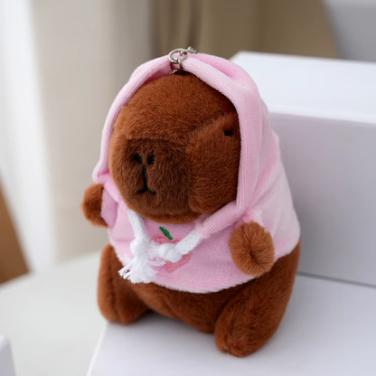 Capybara Fruit Hoodie Keychains-Capybara Gifts-CapyCool