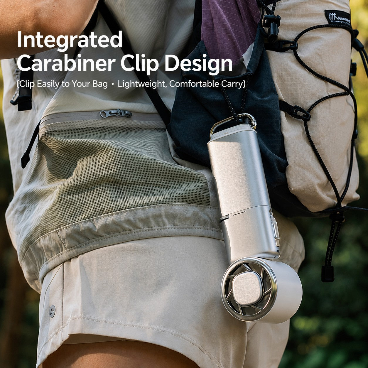CapyUltra Portabe Fan with Ice Compress