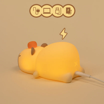 Sleepy Capybara Night Light-Capybara Gifts-CapyCool