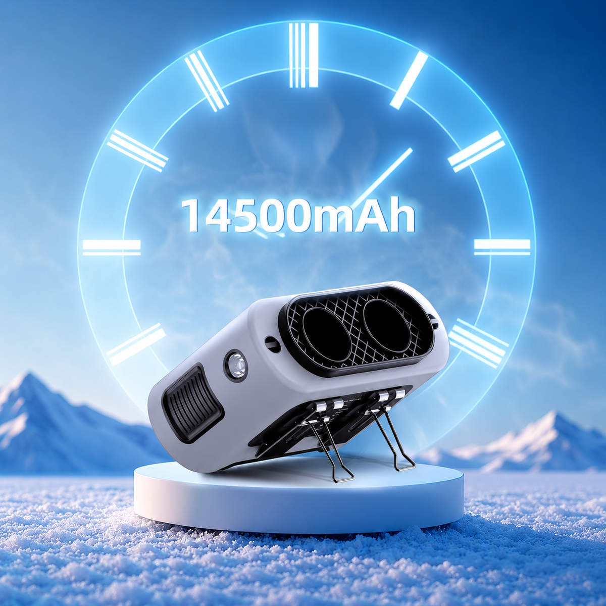 DualForce 14500mAh Waist Fan