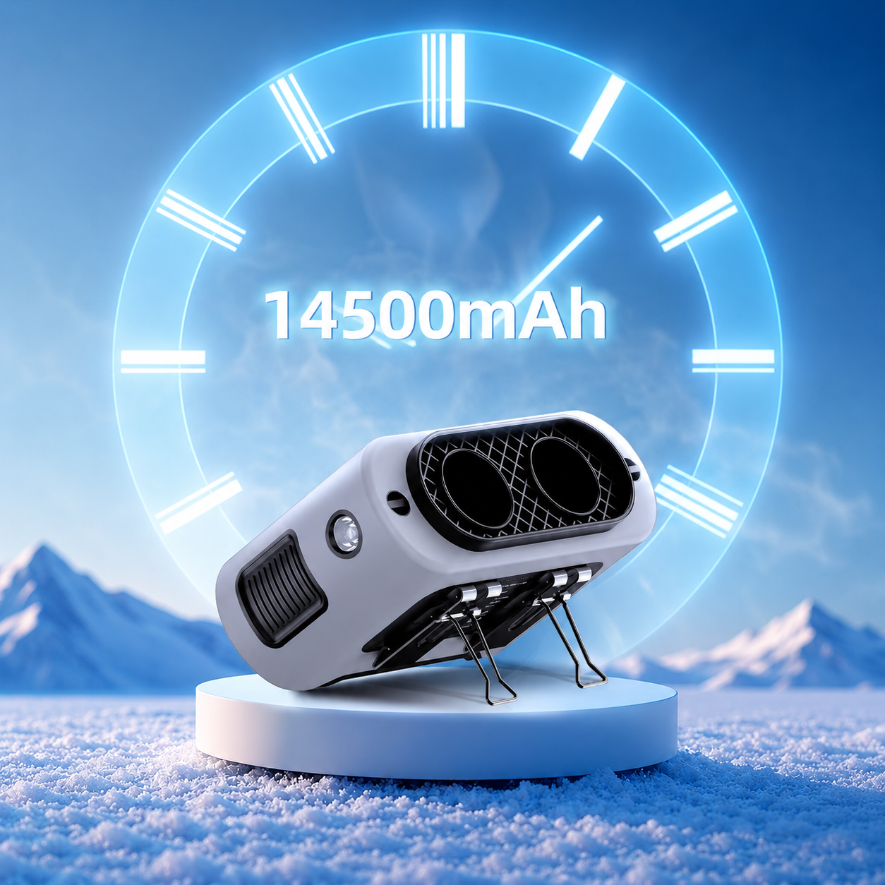 DualForce Ultimate Vehicle Fan Bundle with Magnet Holder