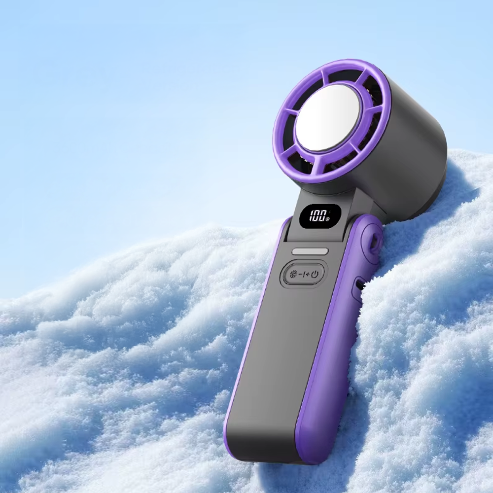 Foldable Turbo Fan with Ice Compress