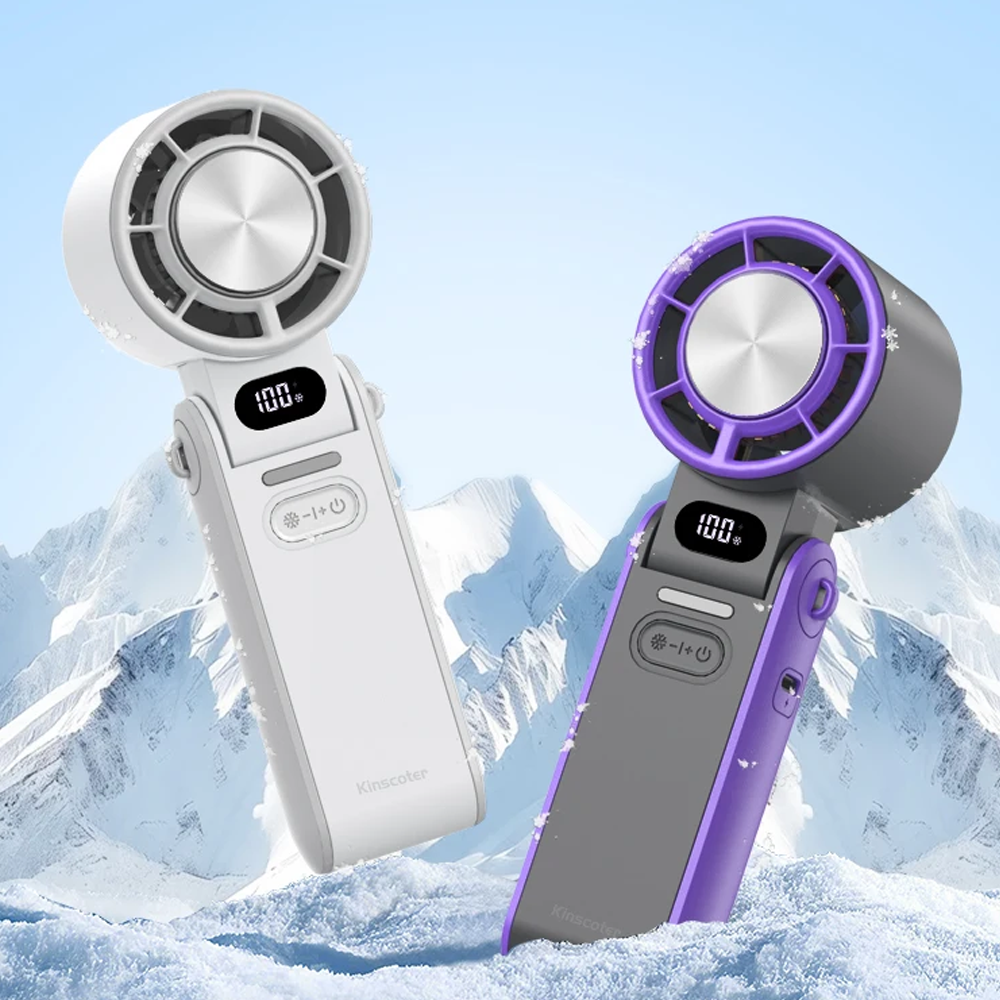 Foldable Turbo Fan with Ice Compress-Portable Fan-CapyCool