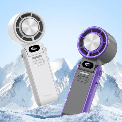 Foldable Turbo Fan with Ice Compress