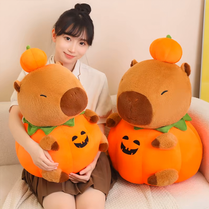 Halloween Capybara Pumpking Plushie-Capybara Gifts-CapyCool