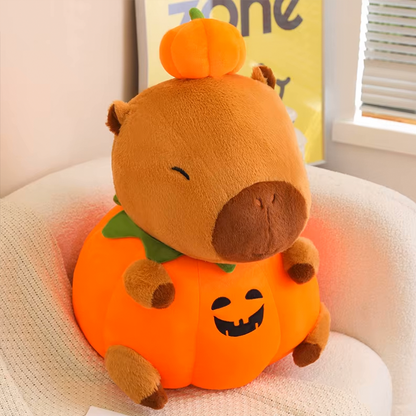 Halloween Capybara Pumpking Plushie-Capybara Gifts-CapyCool