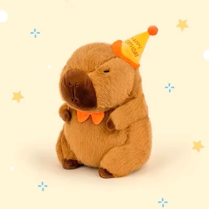 Happy Birthday Capybara Plushie-Capybara Gifts-CapyCool