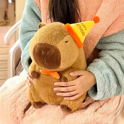 Happy Birthday Capybara Plushie-Capybara Gifts-CapyCool