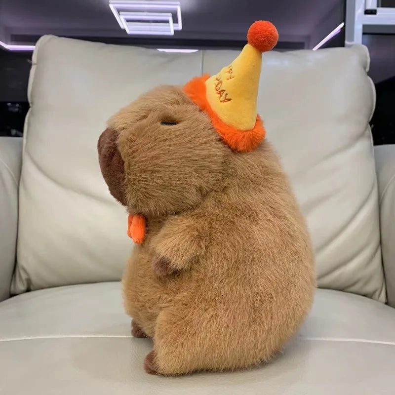 Happy Birthday Capybara Plushie-Capybara Gifts-CapyCool