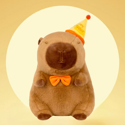 Happy Birthday Capybara Plushie-Capybara Gifts-CapyCool