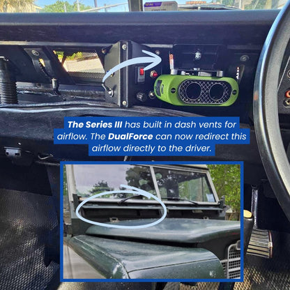DualForce Ultimate Vehicle Fan Bundle with Magnet Holder