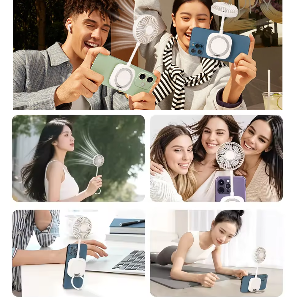 MagFan Pro Magnetic Phone Fan-Cooling Accessories-CapyCool