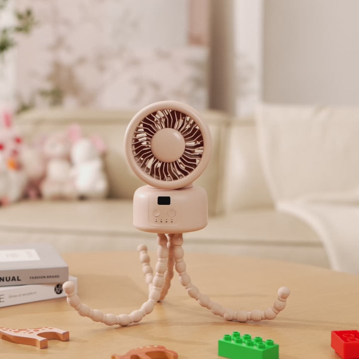 CapyFlex 2-in-1 Pram Fan with Detachable Base