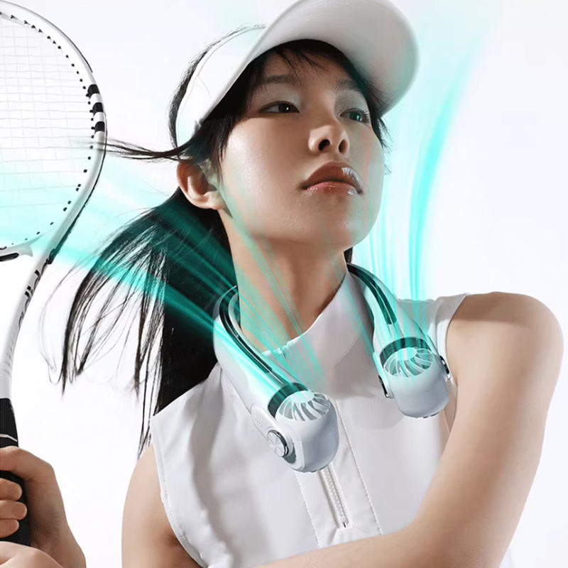Directional Rotor Neck Fan with Dual Cooling Modes-Neck Fan-CapyCool