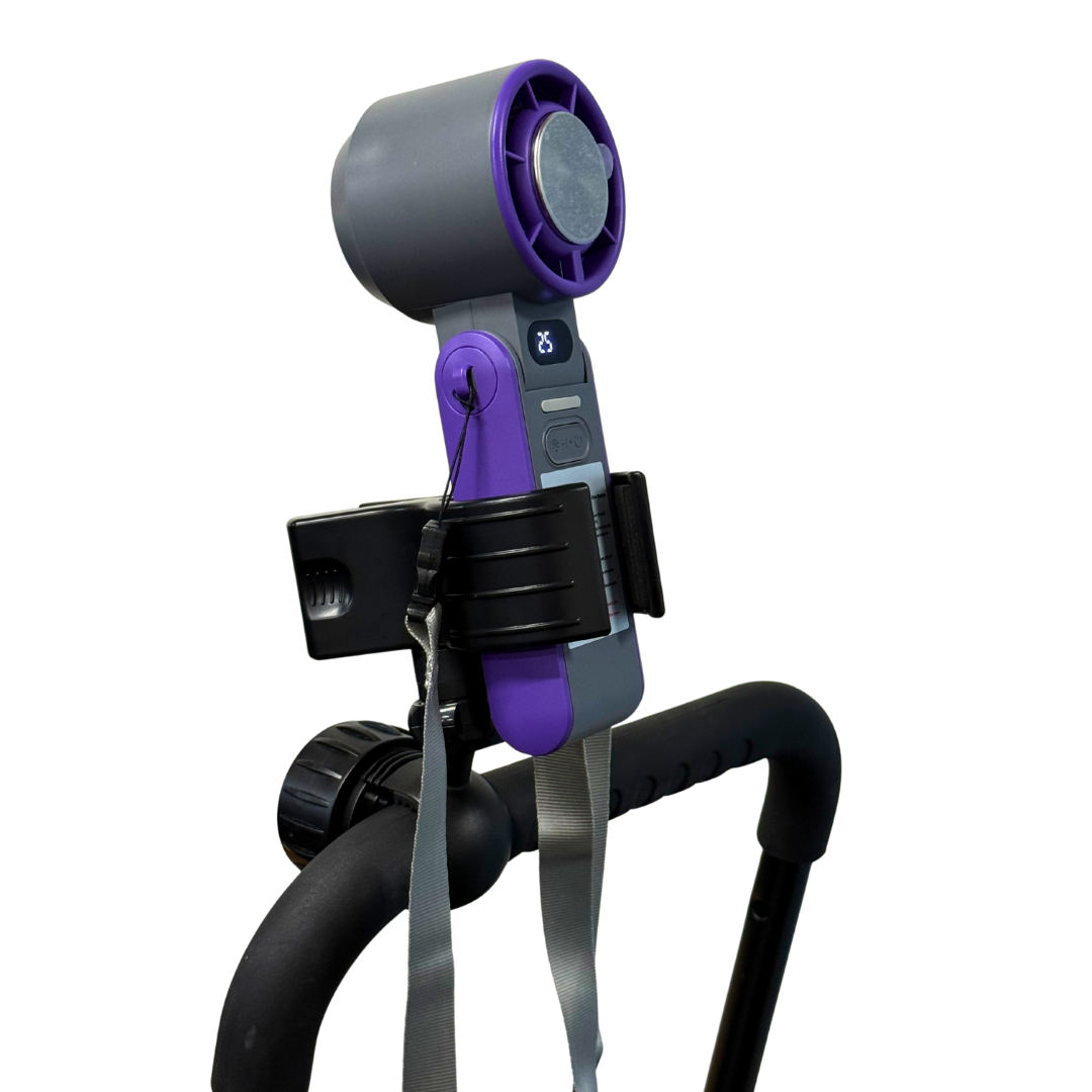Adjustable Stroller & Pram Handheld Fan Holder
