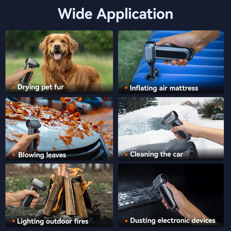 WOLFBOX Electric Air Duster WF100 - 150,000RPM-Portable Fan-CapyCool