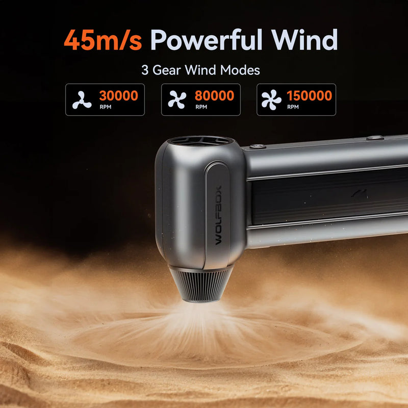 WOLFBOX Electric Air Duster WF100 - 150,000RPM-Portable Fan-CapyCool